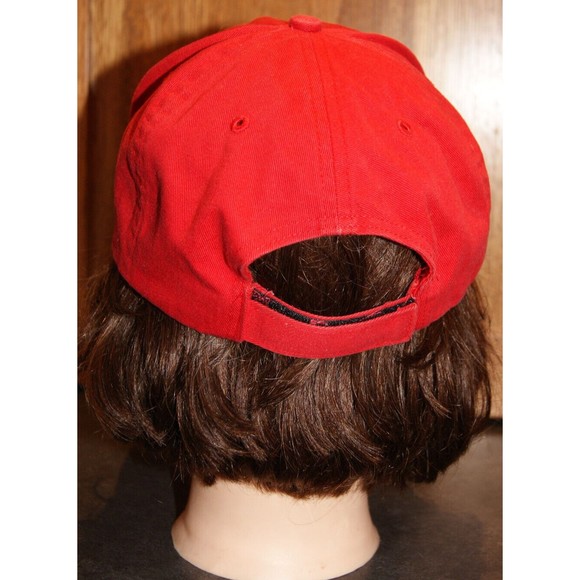 Vtg St Louis Cardinals Red Hat Cap Genuine Merch OSFA - Picture 3 of 6